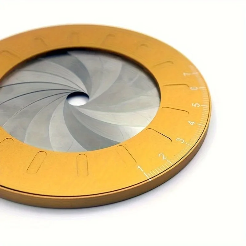 Multi functional measuring equipment, 125mm diameter alloy metal engraved scale, adjustable precision circular drawing tool