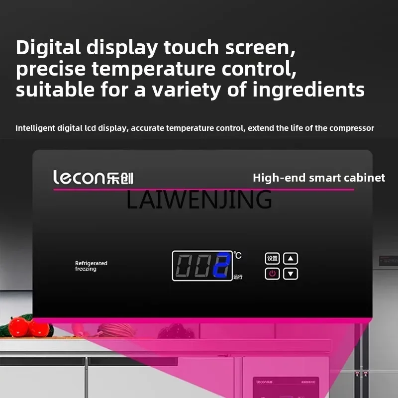 SGF Commercial Refrigerated Workbench Freezer Large Capacity Flat Cooling Operator