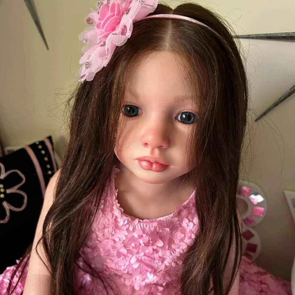 EGO 42inch Aloenka Reborn DoLL Finished Painted Fresh Color Soft Vinyl with Cloth Body and Eyes