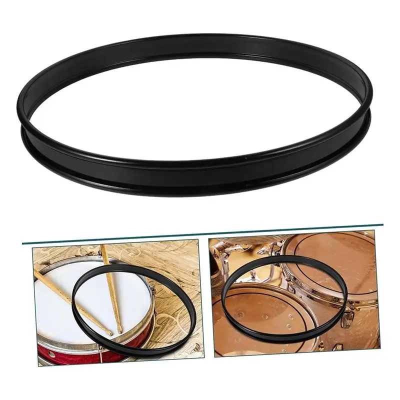 A60zpercussion Drum Hoop Instrument Parts 16Inch Metal Hoop Protector For Snare Drums And Bass Drums Percussion Instrumentmay