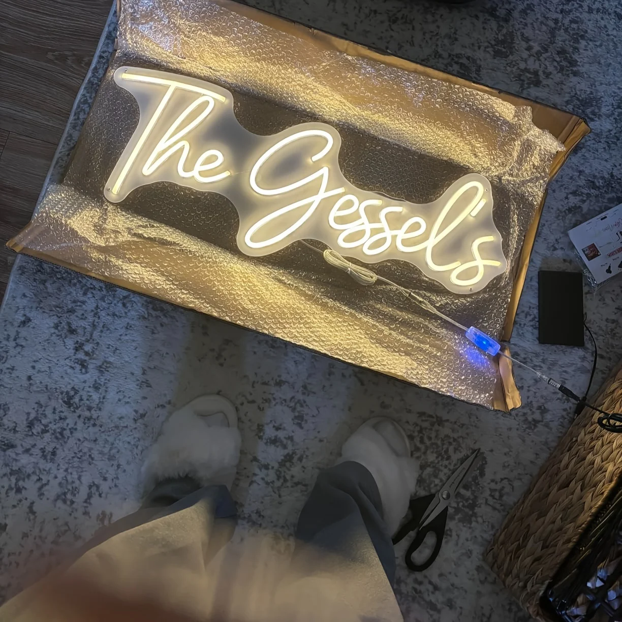 Insegna al neon personalizzata Luce al neon a LED personalizzata con dimmer Luce USB per camera da letto/matrimonio/festa/sala giochi/camera delle ragazze/bar