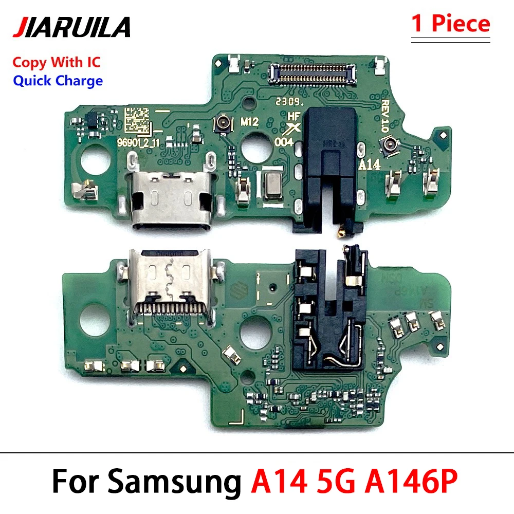 14Pcs Charger Charging Port Dock Connector Microphone Board Flex Cable For Samsung A04 A04s A04E A14 4G 5G