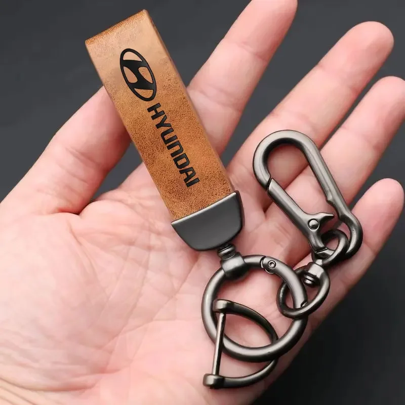 

Car Keychain Men Women Gifts Car Keyring Fashion Trinket For hyundai Accent Azera Elantra ioniq Palisade Tucson Tuscani Veloster