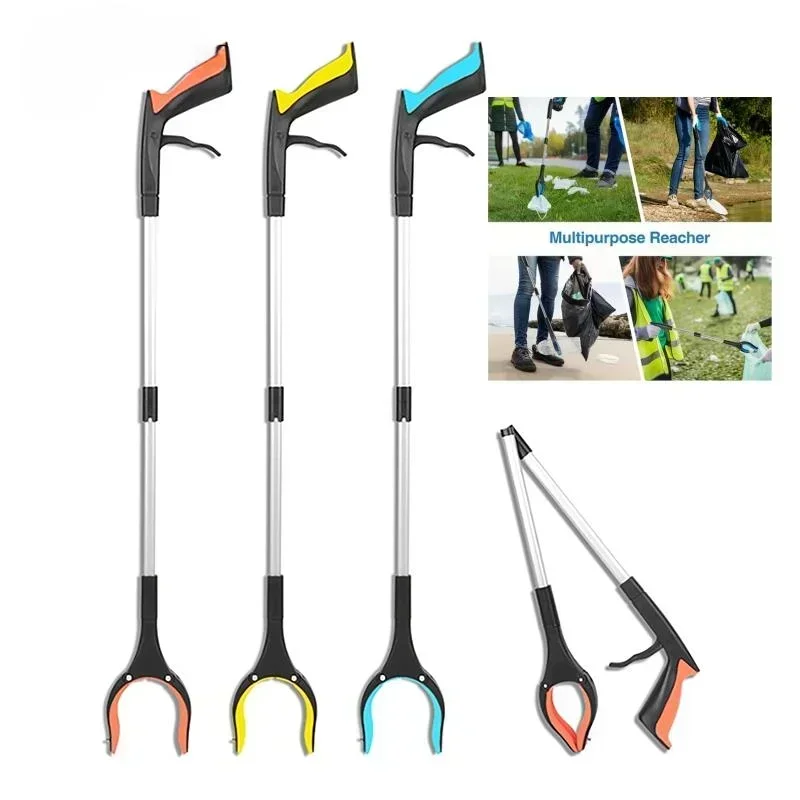 32 Inch Foldable Gripper Extender Hand Tools Litter Reachers Pickers Collapsible Garbage Grabber Pick Up Tools