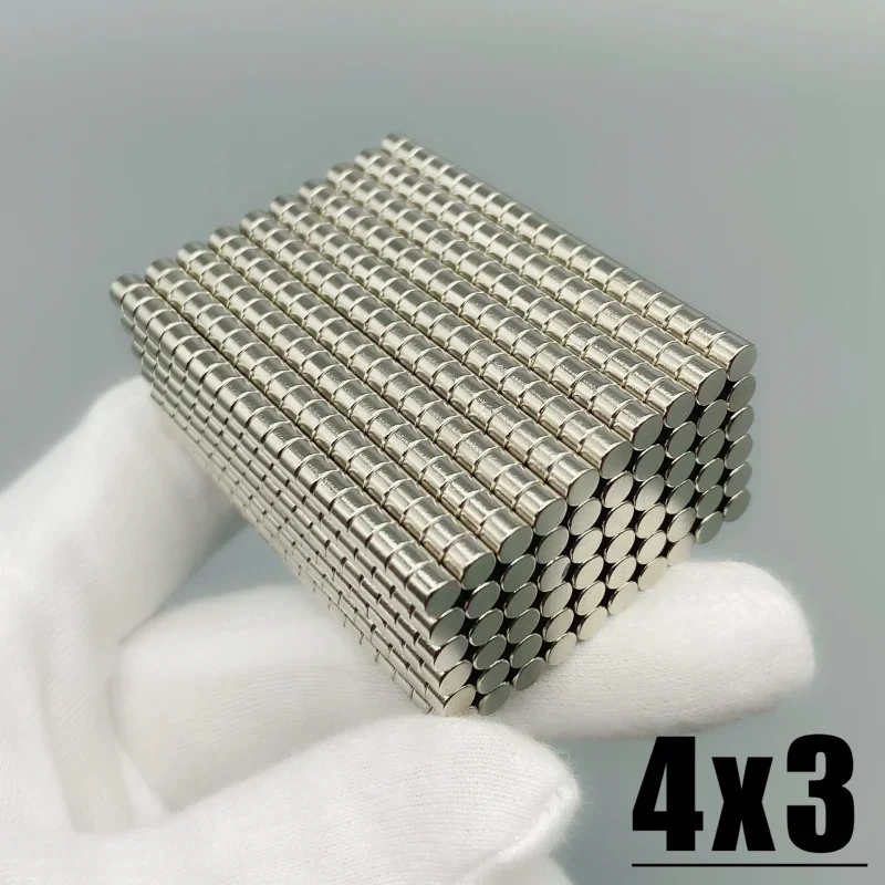 

Магнит для инструментов на холодильник 50/100/200/300/500/1000 шт. 4x3 мм круглая форма Imane для кухонного крючка офисный инструмент для доски аксессуар 4*3