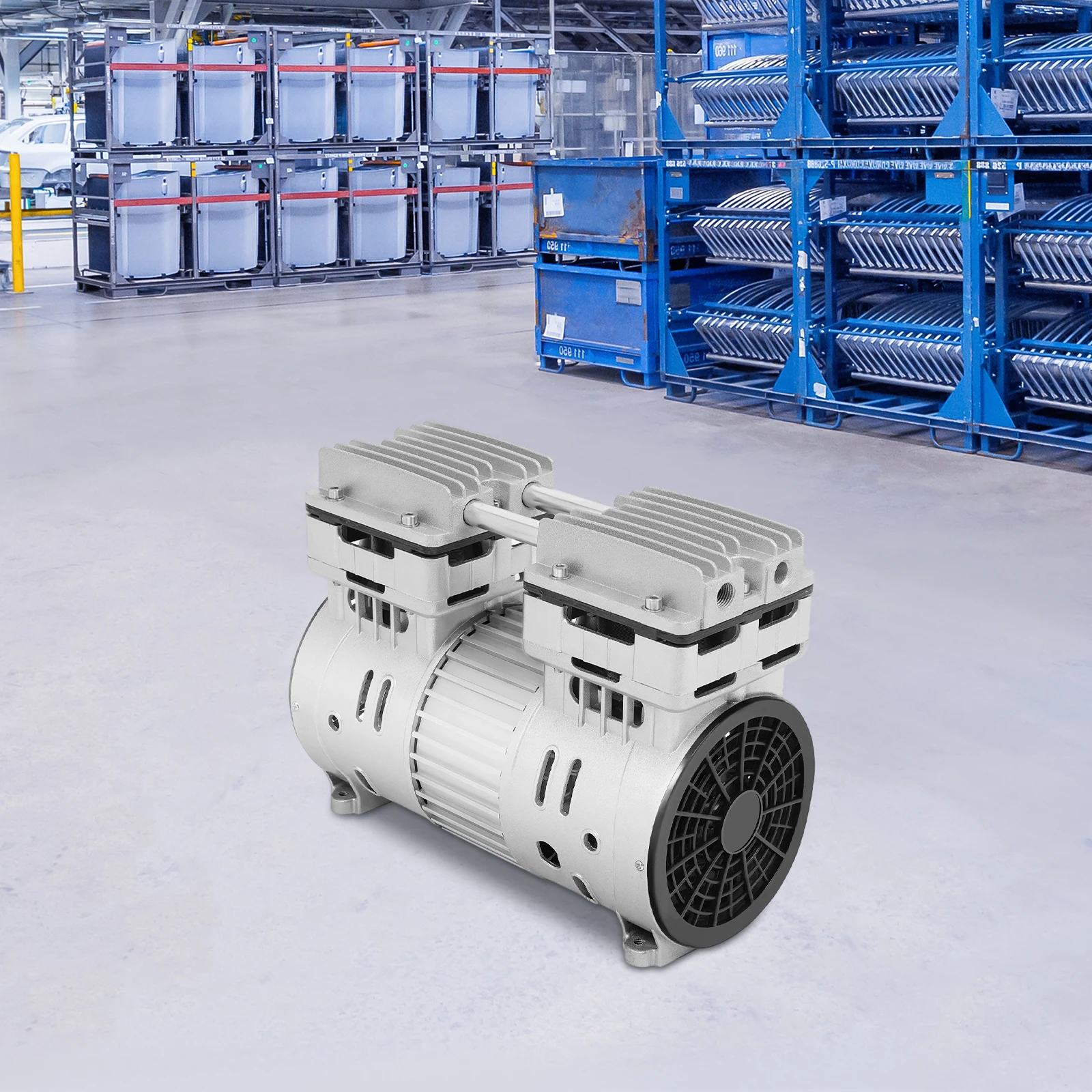 Luftkompressor Kompressor olifreies كومبريسور صامت 145 لتر / دقيقة Aggregat Kompressoraggregat mit grandes Kühlgebläse Schalldemperfer