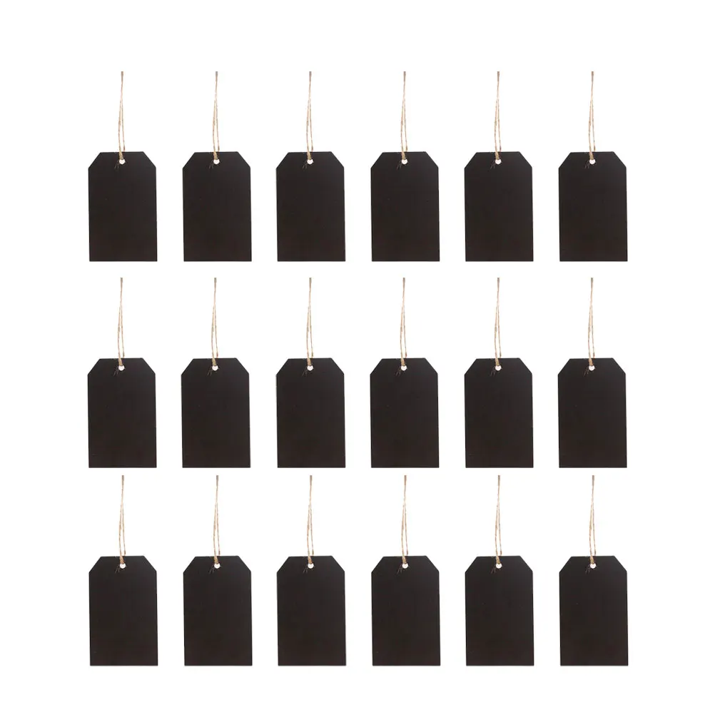 

25pcs Wooden Tags Lightweight Durable DIY Price Labels Hanging Decorations Reusable Home Office Store Bottle Tags Card