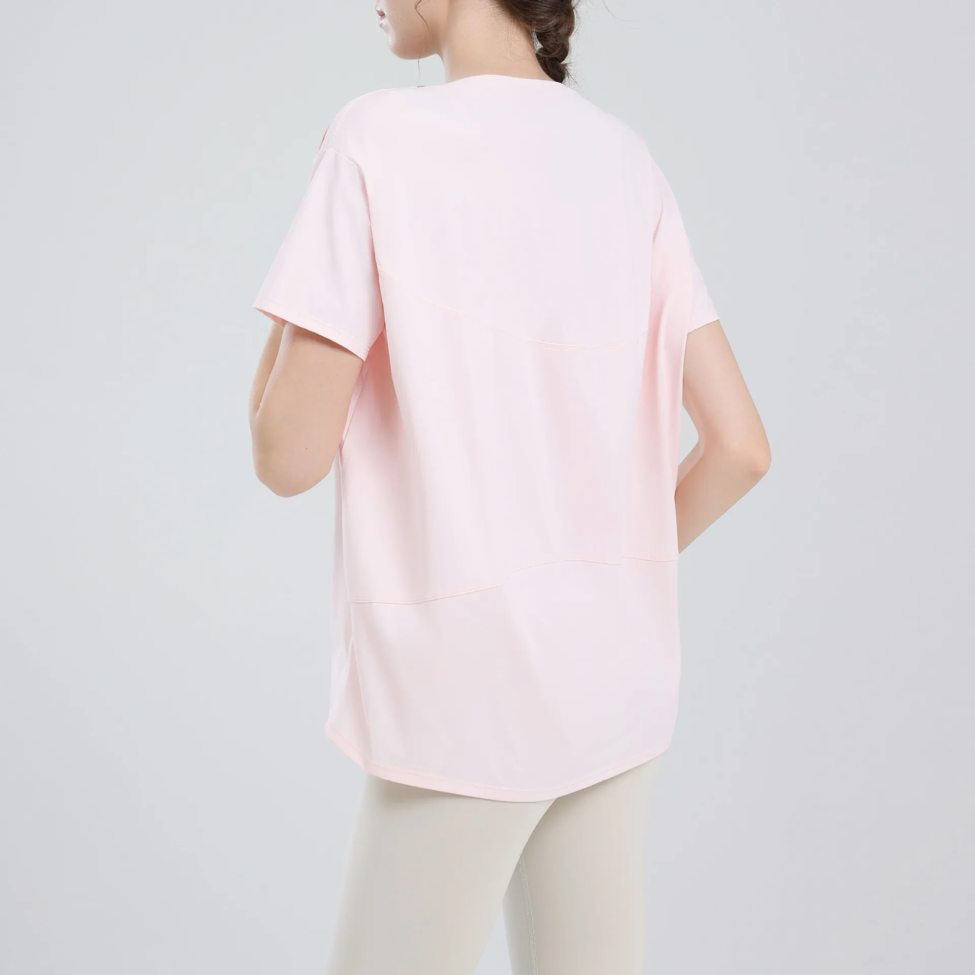 Спортивный жилет, женский свободный чехол, тонкий топ для йоги, футболка, летняя тонкая тренировочная футболка для фитнеса с коротким рукавом