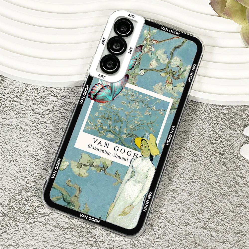 Case For Samsung Galaxy S20 S21 S22 S23 A13 A21s A32 A33 A50 A52 A53 A73 A54 A14 Soft Cover Van Gogh Art