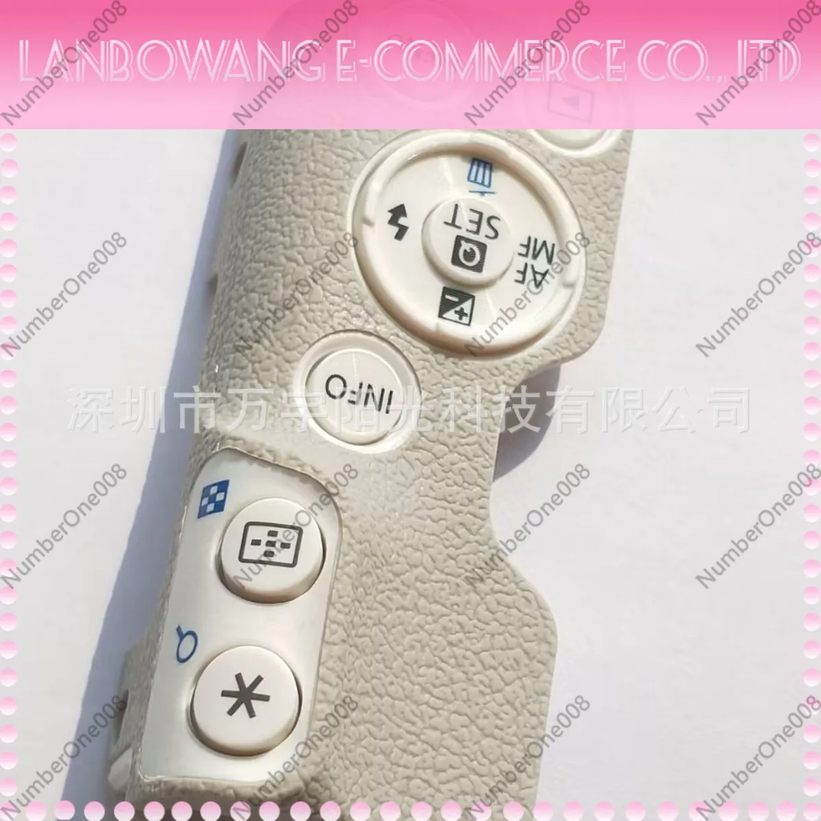 Black White Camera Back Case Menu Buttons Cover Thumb Grip Strap Protective Sleeve for Mirrorless Camera