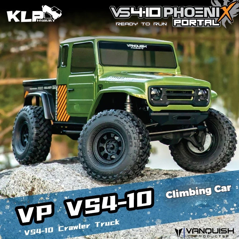 

Vanquish Products 4wd Rc Rock Crawler Vp 1/10 Vs4-10 Phoenix Portal Axle Rtr Off Road Electric Remote Control Climbing Vehicle
