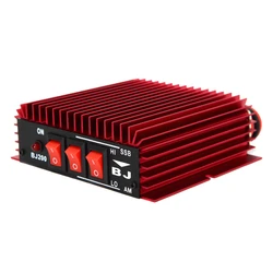 BJ-200 Mini High Power Full Mode Amplifier CB Amplifier 3-30MHz Switching Power Supply SSB Unilateral Power Amplifier 12-14V