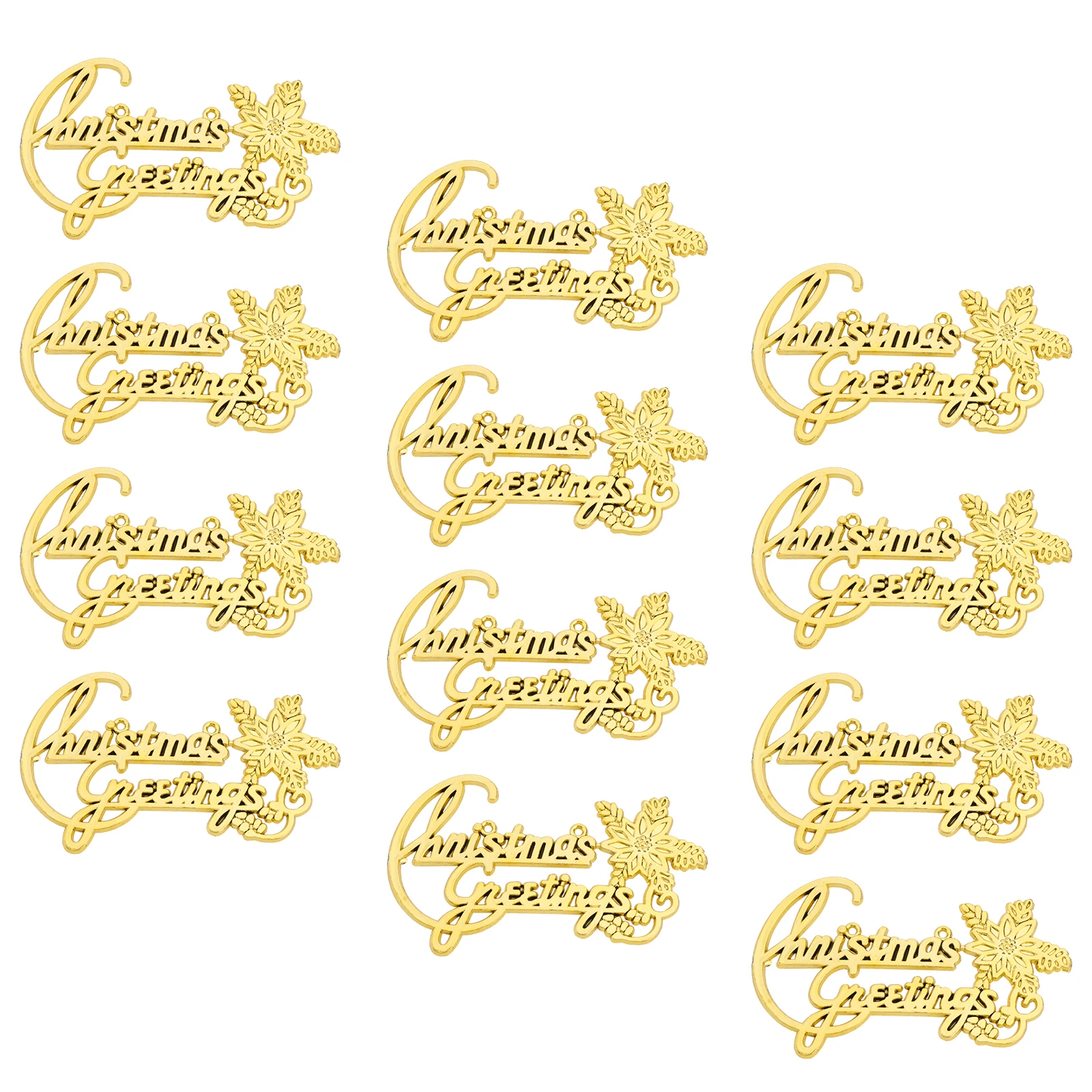 

30Pcs Merry Christmas English Letter Plates Xmas Tree Decorative Supplies Festive Ornaments Holiday Party Plastic Decoration Set