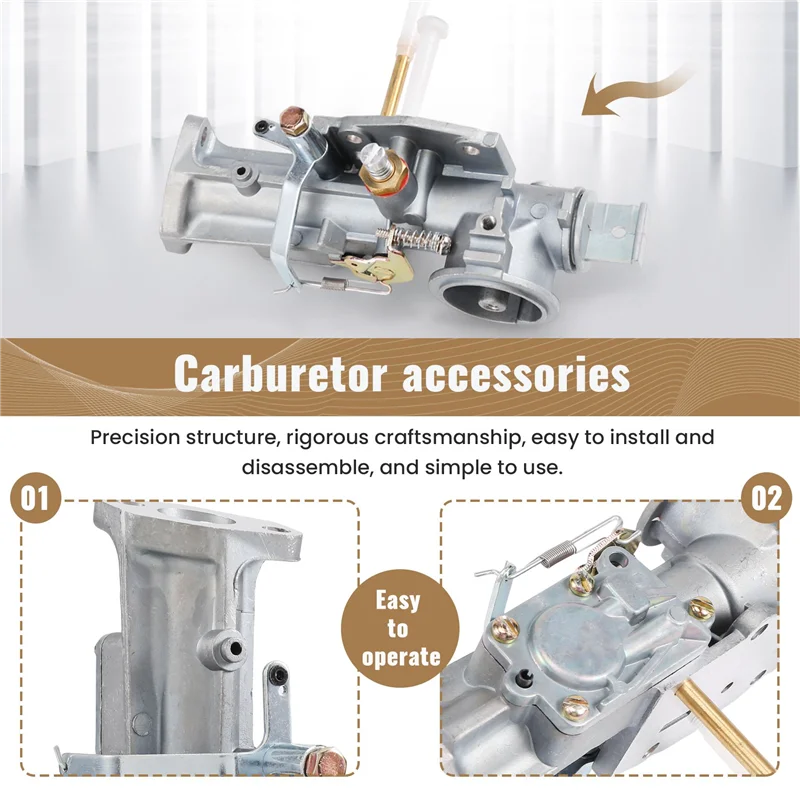AY03-Carburetor Carb Kit بديل لـ 299437 297599 مناسب لمحركات Briggs & Stratton 135200 130200 100200 ذات 4 دورات صغيرة