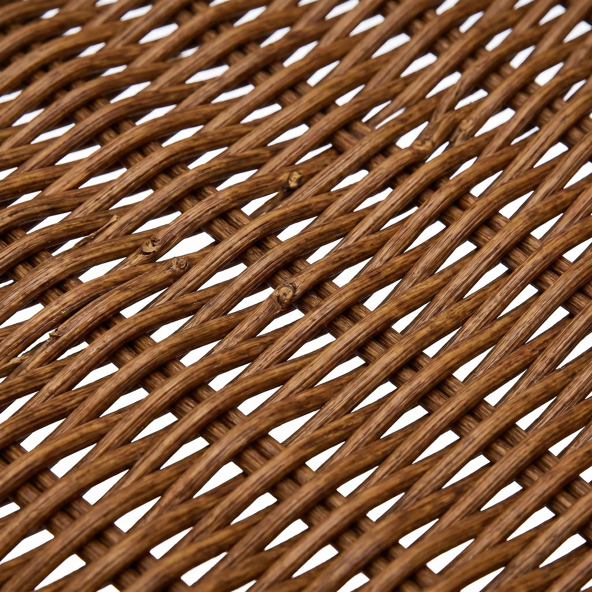 Woven Storage Basket Imitation Rattan Desktop Book Organizer Sundries Holder Fruit Snacks Container Home Decorative Natural