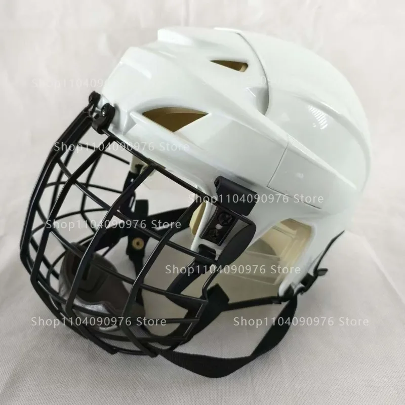 

Ice Hockey Helmet Full Face Cage Inline Hockey Helmet Protective for Roller Hockey Adult Youth