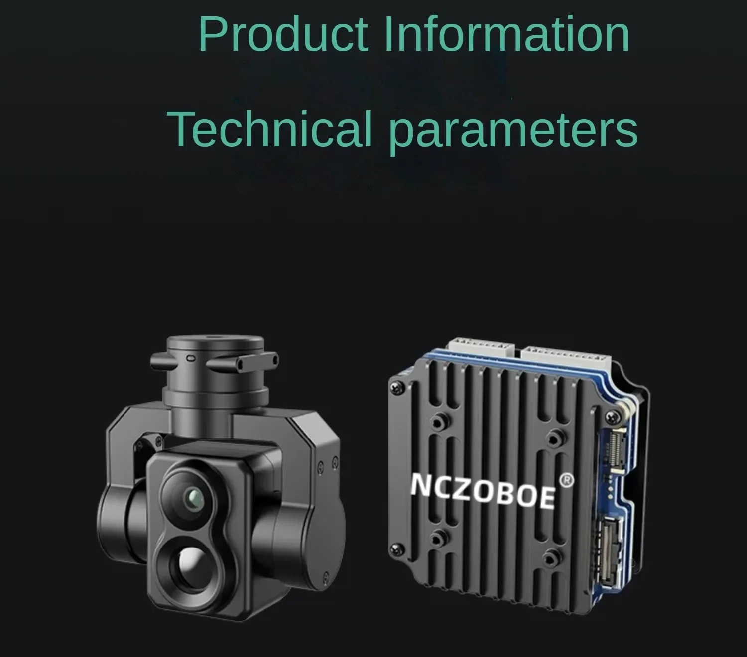 NCZOBOE AI Camera Module Locking Tracking System  Racing Drone Camera Target Lock Guidance Accessories