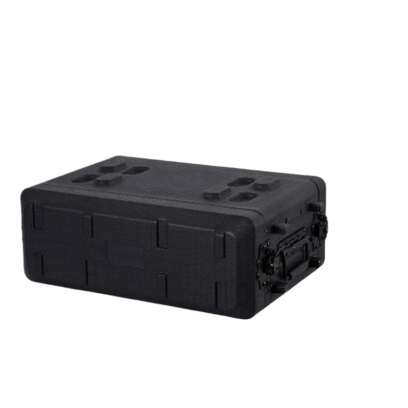 

2U 3U PE Plastic U Box Digital Power Amplifier Receiver Wireless Microphone Microphone Storage Portable Aviation Cabinet