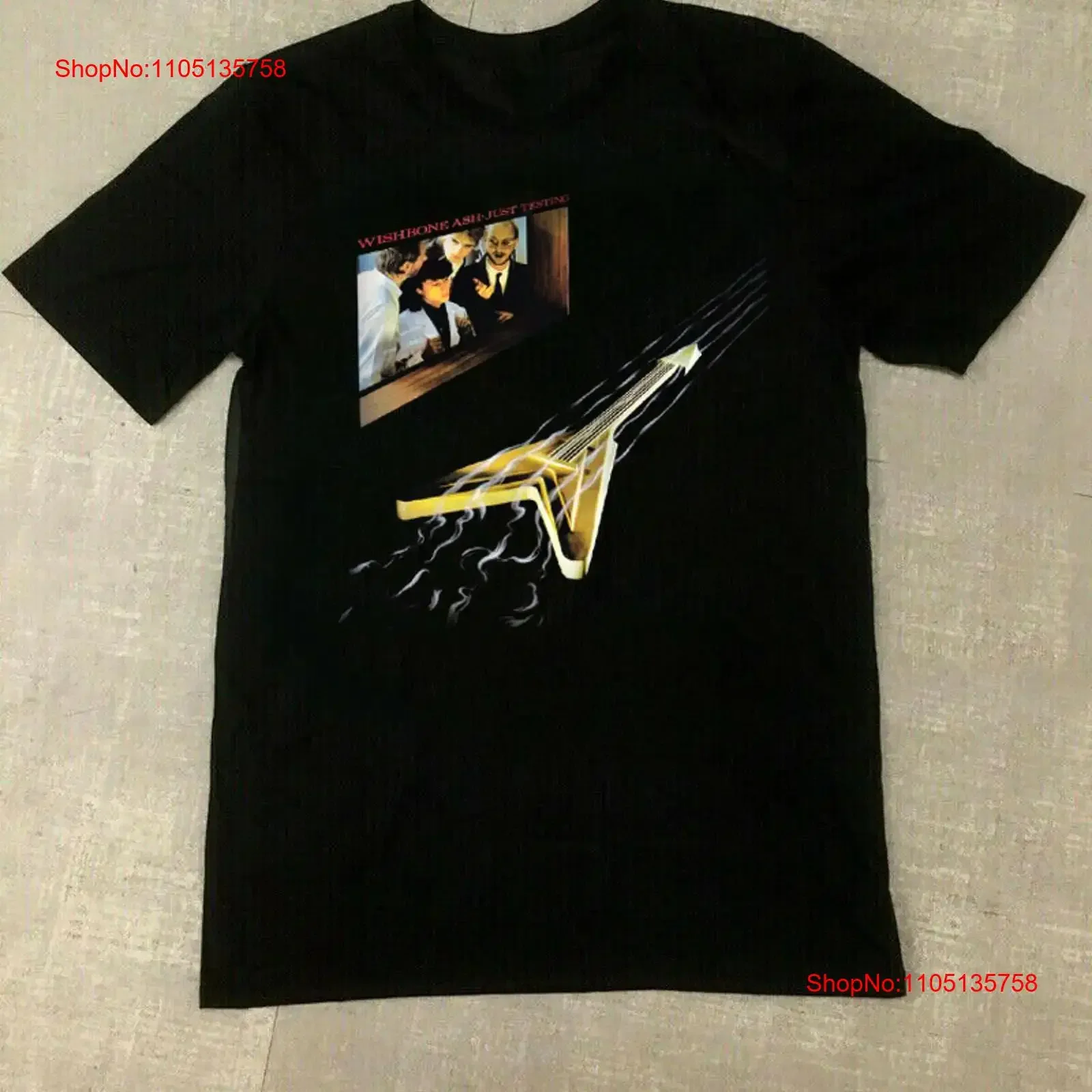 Wishbone Ash Band Just Testing T-Shirt, alle Größen S bis 5XL, TP376, Vintage-Waschung, Unisex, bequem, atmungsaktiv, weich