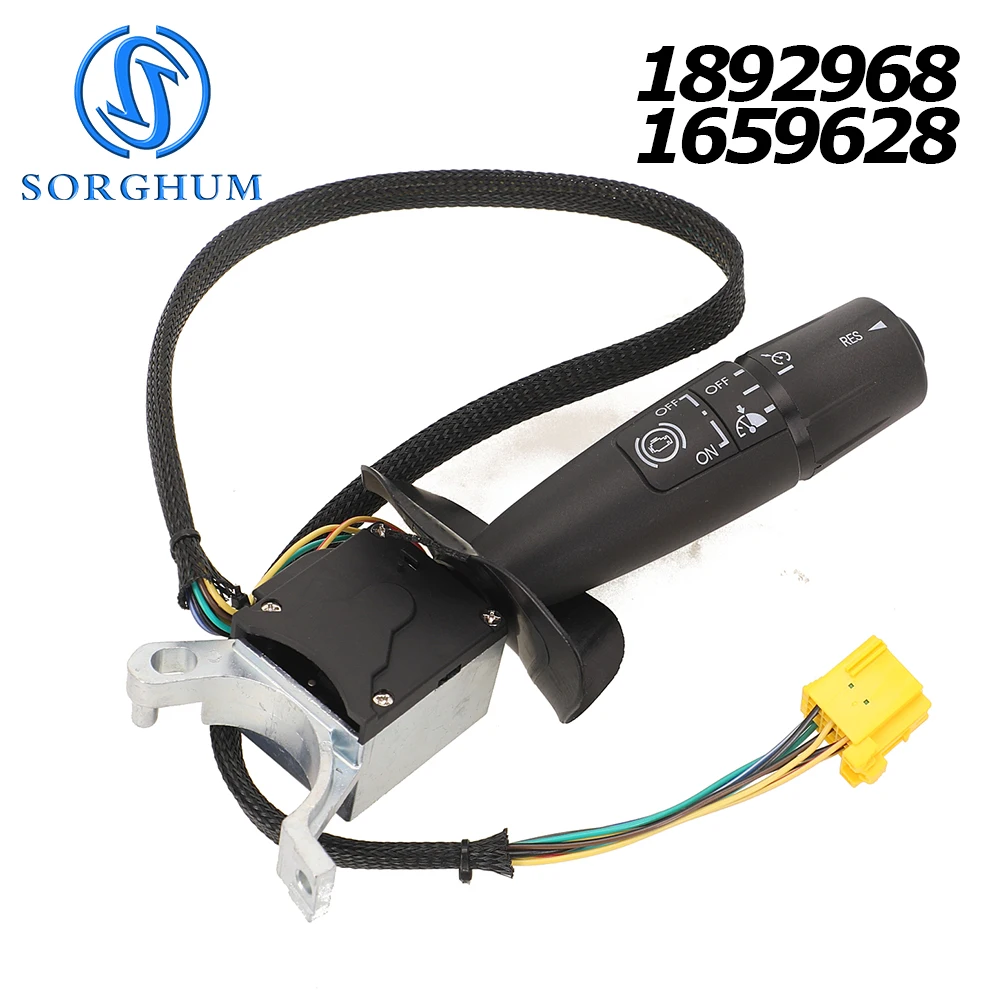 1892968 1659628 1452989 For DAF CF CF65 CF75 XF XF105 XF95 LF45 LF55 LF180 Exhaust Brake Switch Steering Column Switch Stalk view 4