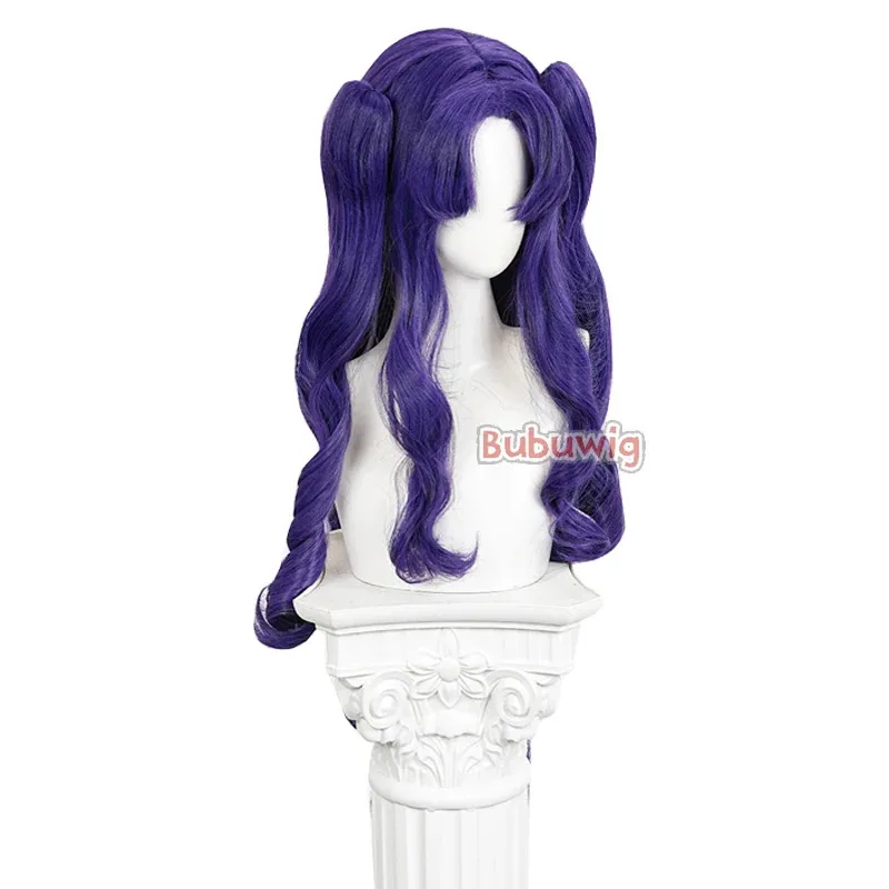 

CySynthetic Hair Space Ereshkigal Cosplay Wigs Fate FGO Space Ereshkigal 80cm Long Purple Ponytail Wigs Heat Resistant