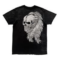 Affliction Y2K Retro T shirt America Gothic Skull Print Harajuku Streetwear Oversized Unisex Top Fashion Cotton Short Sleeves