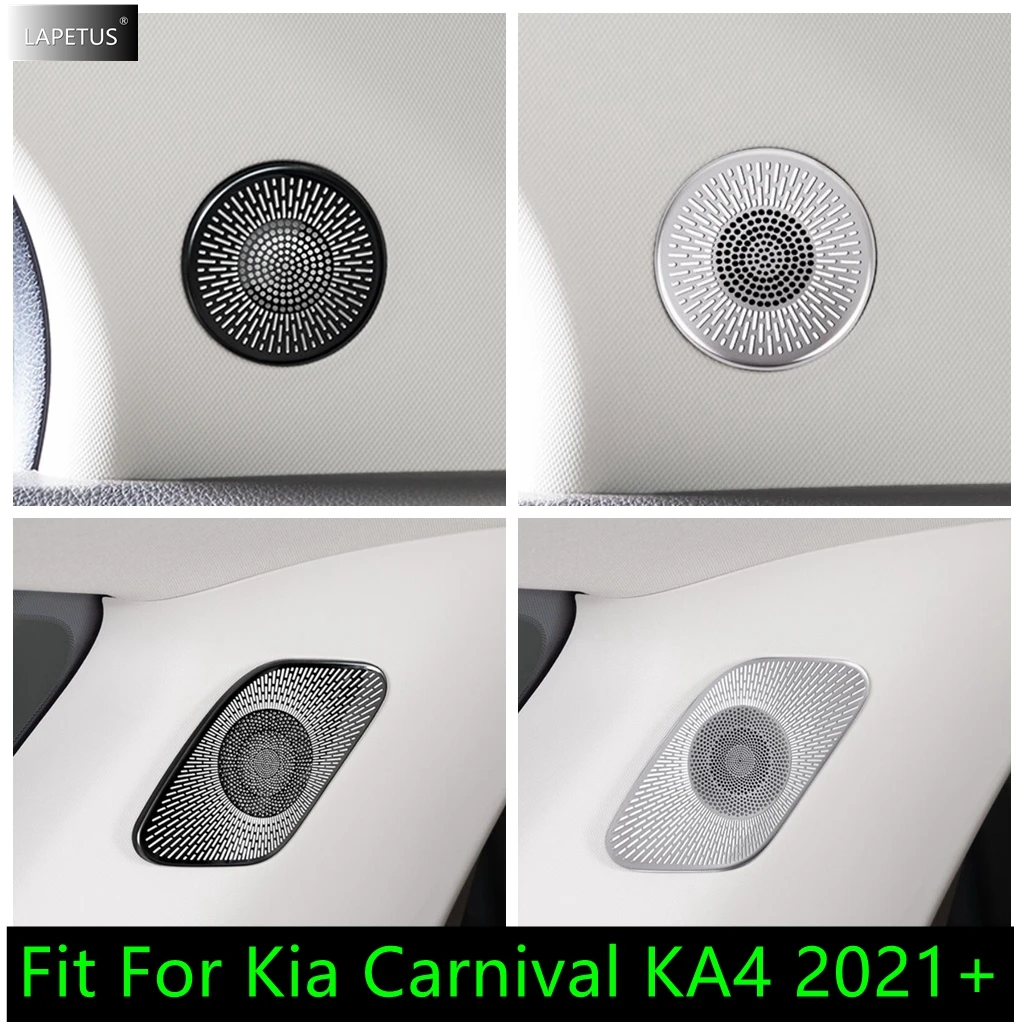 Auto Pillar A C Tweeter Speaker Frame / Dashboard Air AC Outlet Cover Trim Accessories Interior For Kia Carnival KA4 2021 - 2024