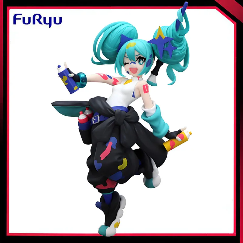 en-stock-furyu-trio-try-it-hatsune-miku-painting-girl-another-color-ver-figurine-d'action-d'anime-en-pvc-de-19-cm-modele-de-collection