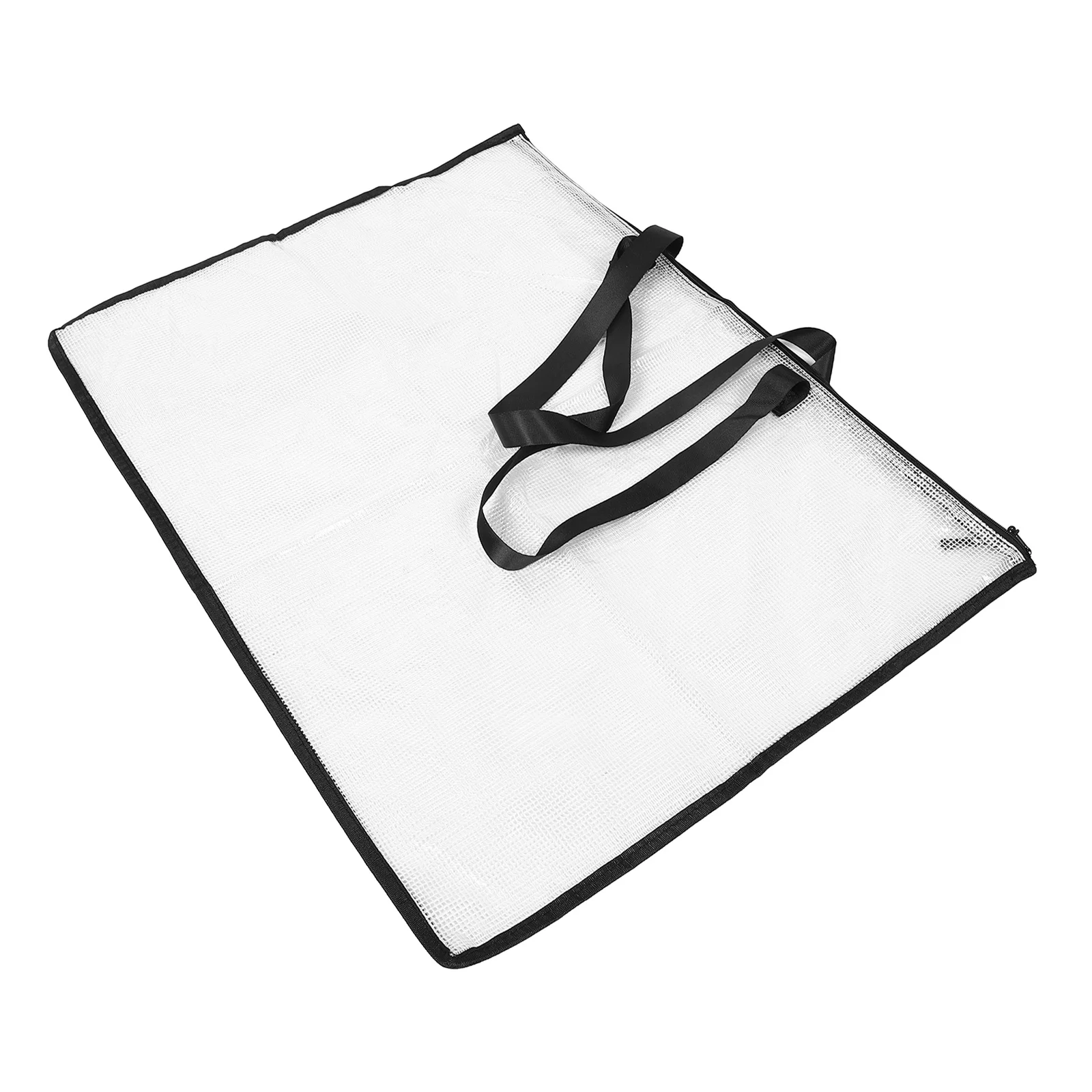 

Art Portfolio Bag with Handle Spacious Clear Design Secure Zipper for Artwork Files Posters Painting Drawing Board Storage