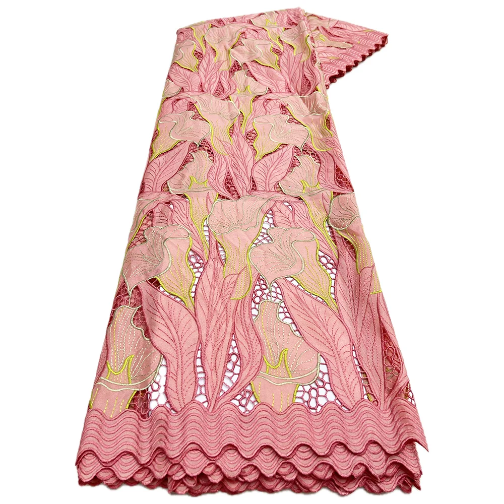 Tessuto di pizzo chiffon africano 2025 Materiale di pizzo di alta qualità Tessuti di pizzo verde africano francese nigeriano per le donne Matrimonio