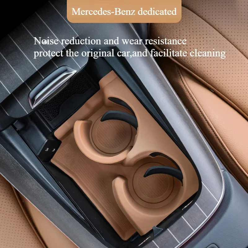 For Mercedes Benz New C/E/GCL-class 260L Silicone Coaster  Center Contorl Coaster Wear and Soil Resistant High Volume