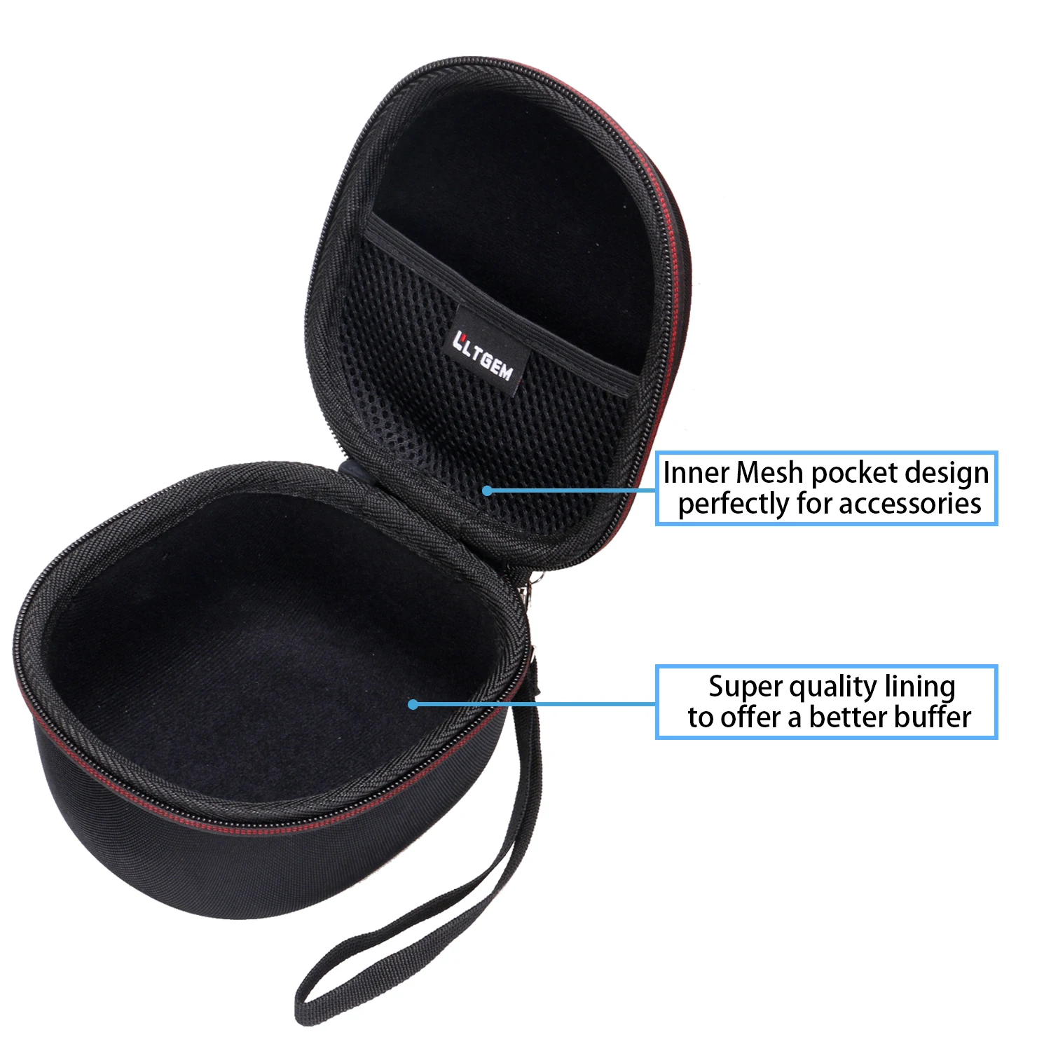 LTGEM Case for Peltor Sport Tactical 100 & 300 & 500 Electronic Hearing Protector - Hard Storage Protective Carrying Bag