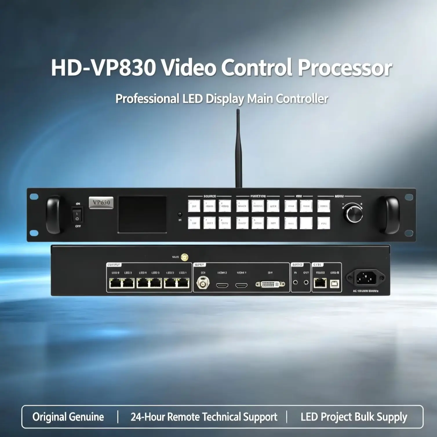 HD-VP620A VP820A VP630 VP830 LED Full-Color Video Processor for LED Display Screen Video Controller Switcher