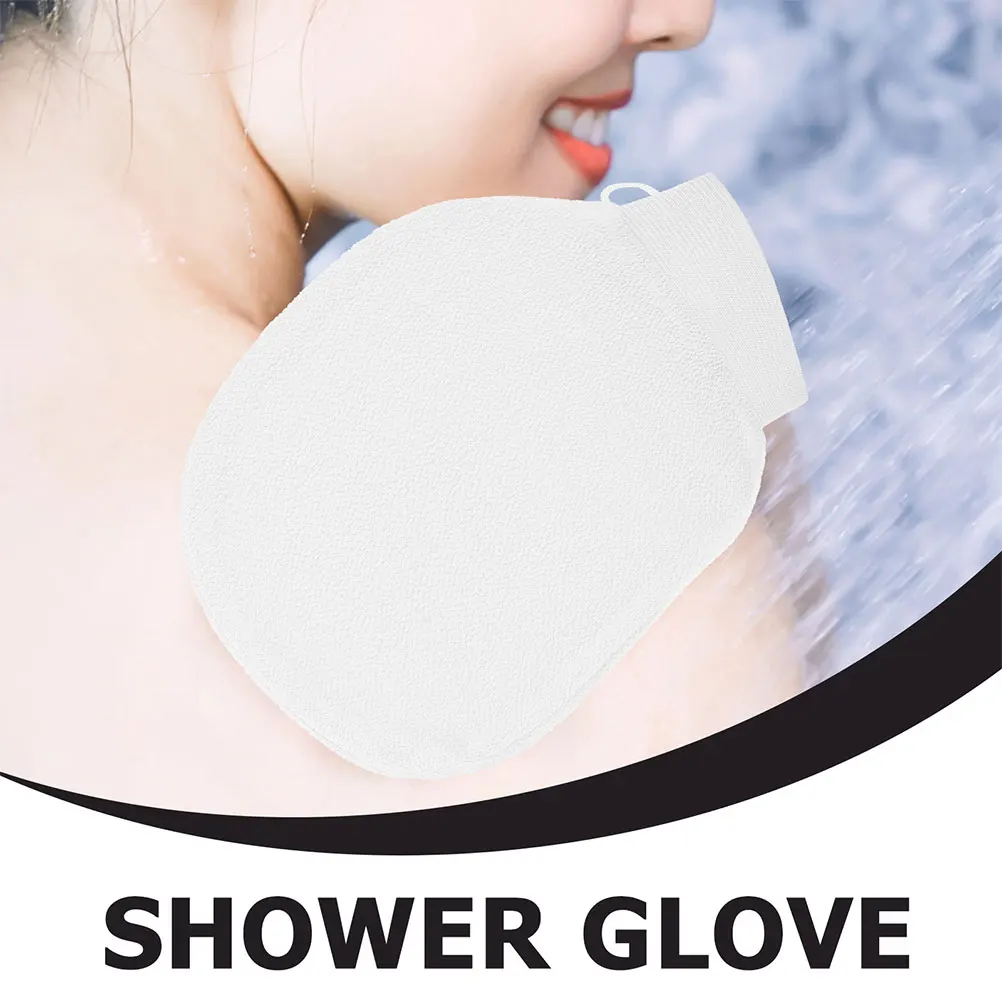 

Exfoliating Bath Glove Faux Fiber Gentle Dead Skin Remover Shower Mitt Body Scrubber Exfoliation Glove for Sensitive Skin
