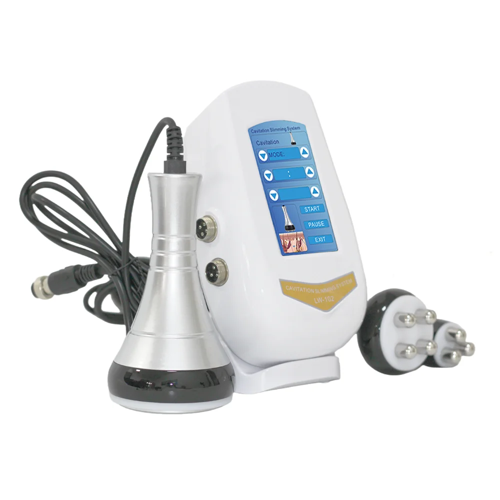 Machine amincissante à Cavitation ultrasonique 3 en 140K, appareil de beauté, masseur Facial, raffermissement de la peau, Lifting du visage, aspiration sous vide