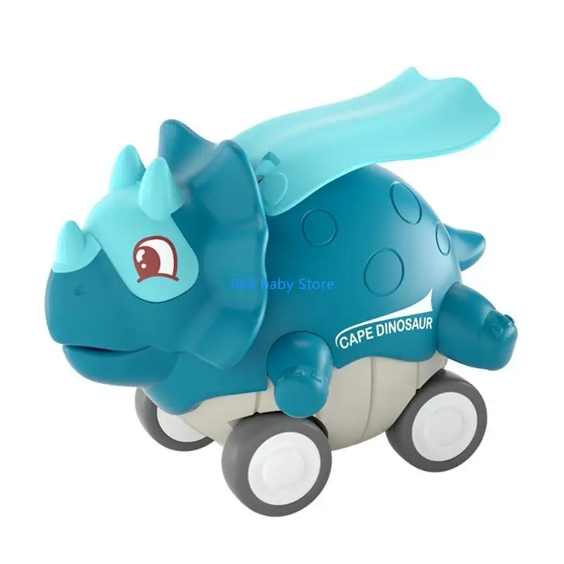 29EE Dinosaur Car Push and Go Vehicles Toy Trucks for for Kids and Toddlers