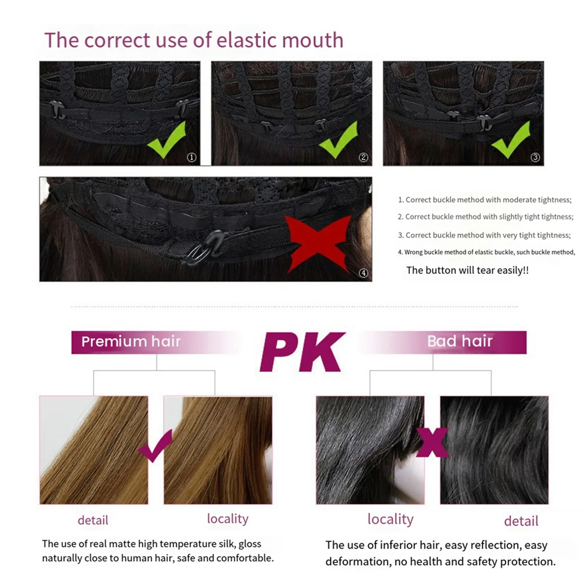 

T35C Brown Beige Dyed 72cm Wig Women Long Curly Hair Medium Wig Bangs Water Wave Fiber Wig