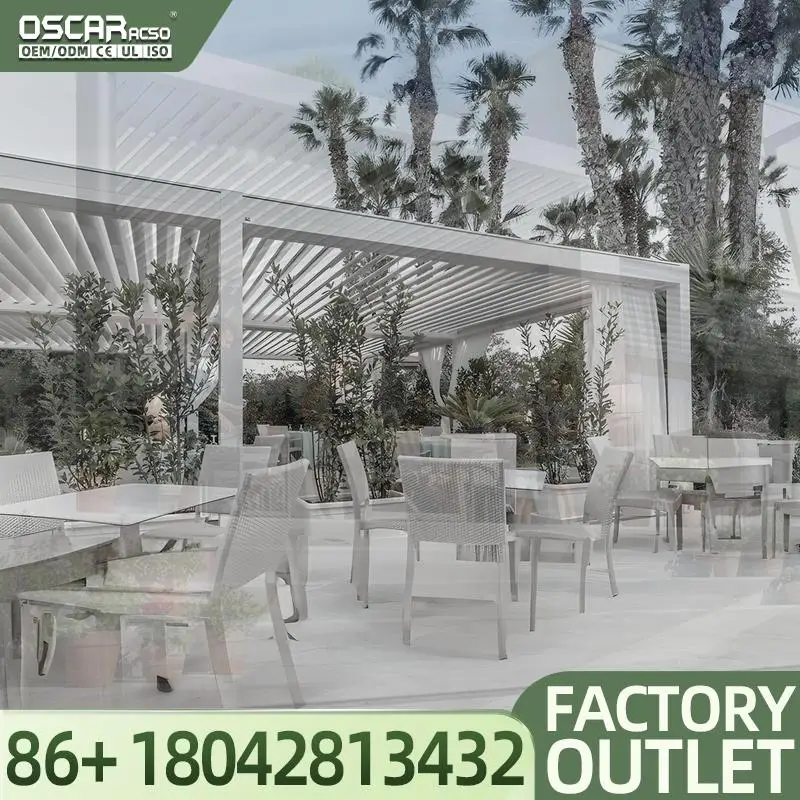Top notch Modern Aluminium Door and  Outdoor Design for Backyard and Courtyard Use Pergola