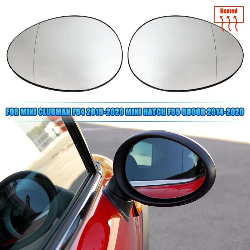 For MK2 Mini R60 S/JCW/Countryman R55 R56 R57 R58 R59 R60 R61 2007-2014 Left Right Side Wing Mirror Glass Heated Rearview Mirror