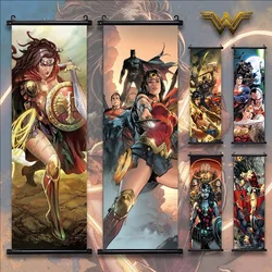 DC Wonder Woman Hanging Scroll Decor Movie Wallpaper Comic Poster Wall Artwork Canvas Painting Picture Print Home Decoration Art