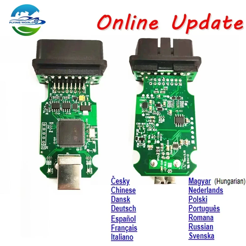 Real HEX V2 STM32F405VGT6 V23.7.0 Latest Online Update STM32F405 Support 18 Languages Unlimited Tokens Most Stable Housing Logo