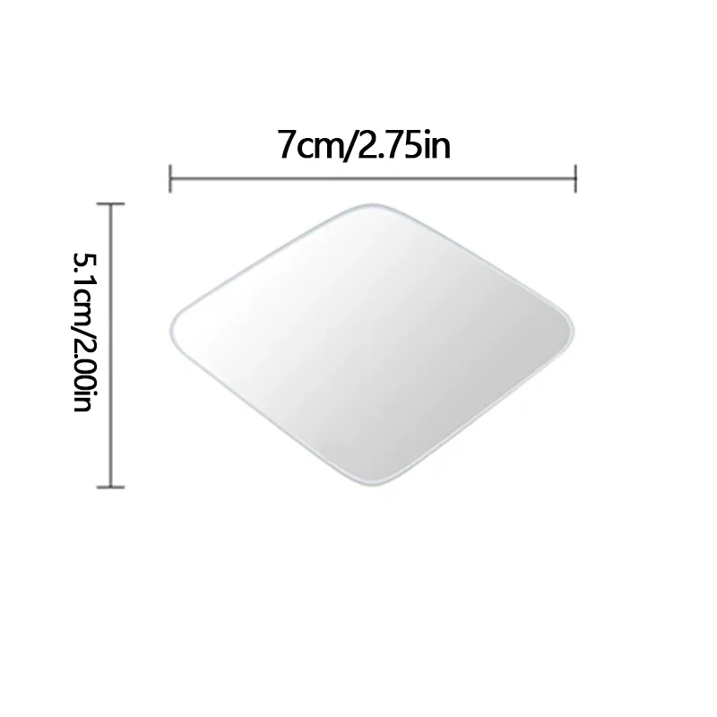 Car Frameless Diamond Blind Spot Rearview Mirror, 360° Adjustable Convex Rearview Mirror, High-Definition Wide-Angle Reversing - view 2