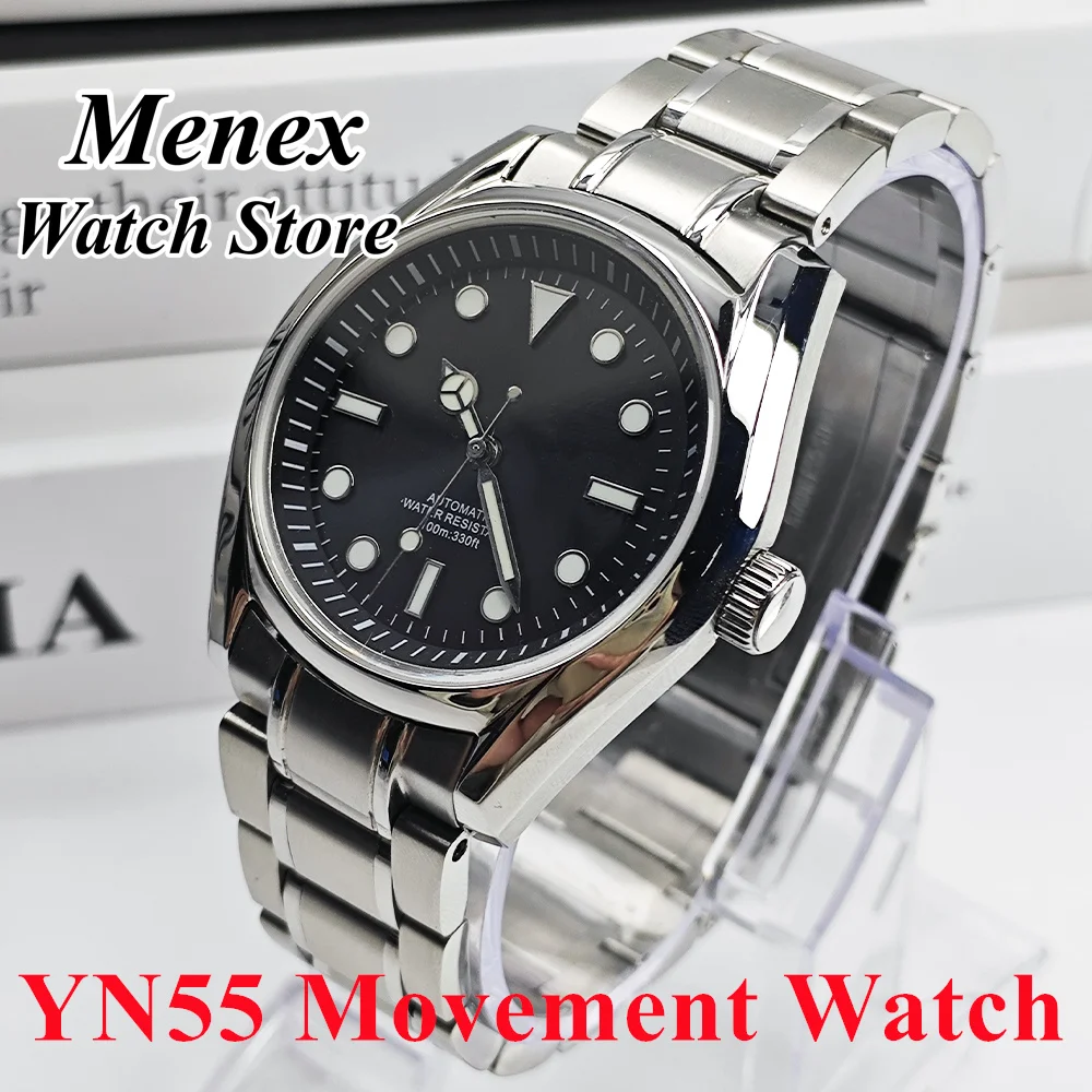 

YN55 Automatic Movement Watch 40mm Luxury Men Sapphire Crystal Waterproof 10ATM Automatic Mechanical Wristwatch