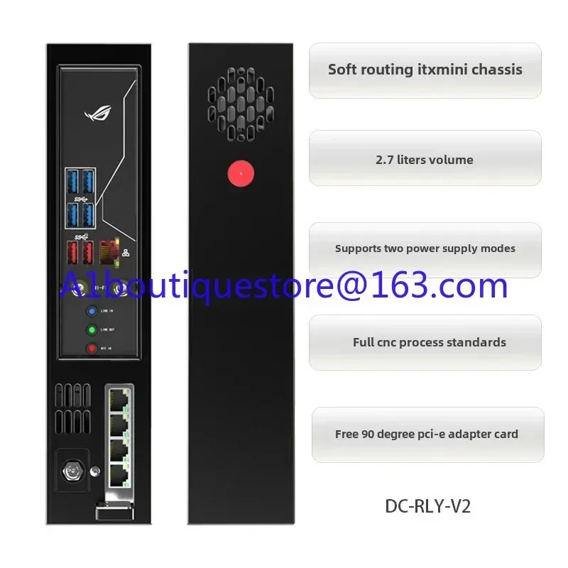 In Stock Lzmod 2.7 L Mini DC-RLY Soft Route ITX Supports Internal and External Power Supply