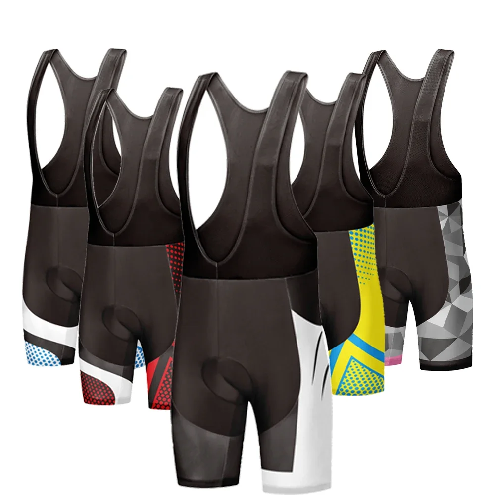 2025 New Team Cycling Bib Shorts 9D Gel Pad Mountain Bike Outdoor Breathable Bike Tight Bicycle Shorts