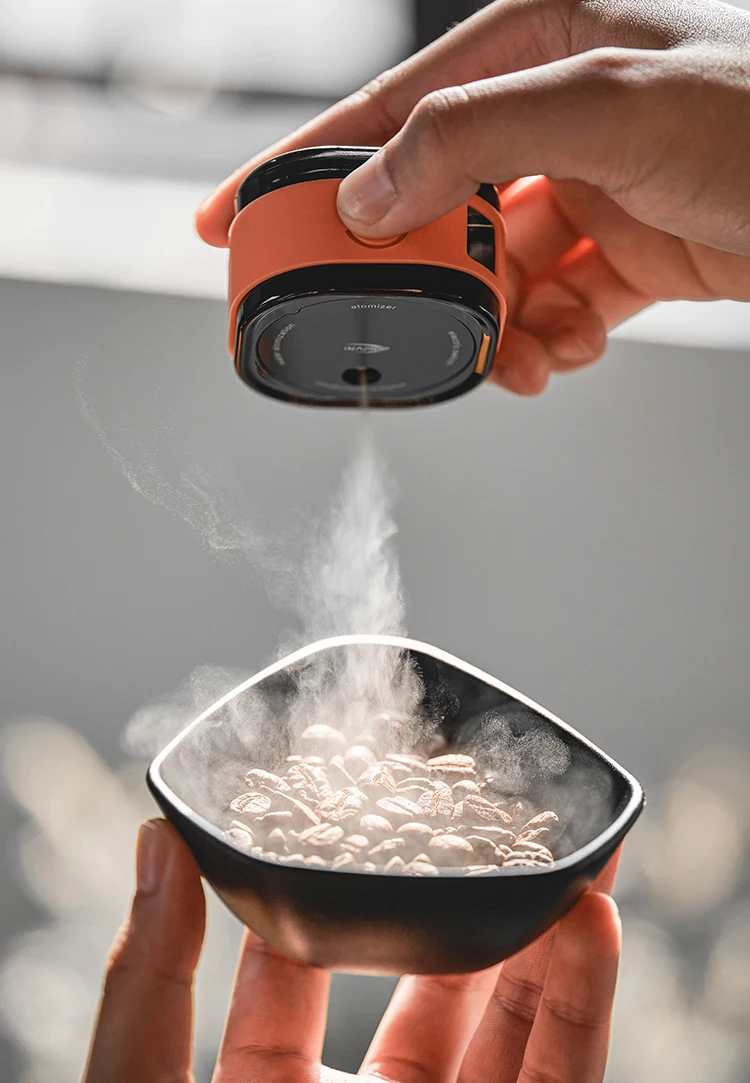 IKAPE Kaffeebohnenzerstäuber, 20 ml antistatische automatische Sprühflasche, Espressomaschinen-Zubehör, Geschenk für Kaffeeliebhaber – Detail 16