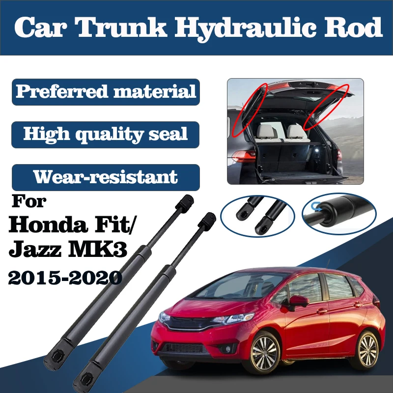 

Car Trunk Support Rod For Honda Fit Jazz MK3 2015-2020 2016 2017 2018 Tailgate Pneumatic Pole Hydraulic Lever Auto Accessories