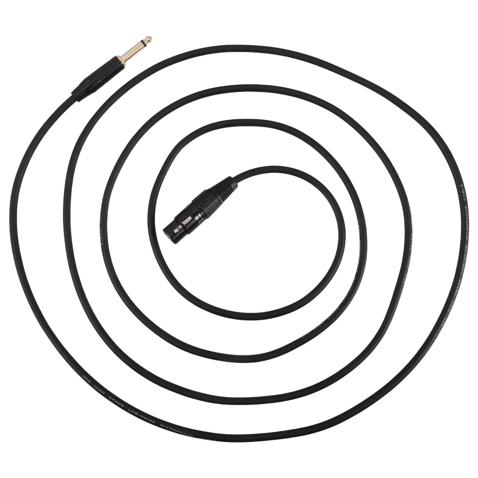 

Female 6.35Mm Jack Head Audio Converter Adapter For Microphone High-Durability Connector Performance Recording Mic