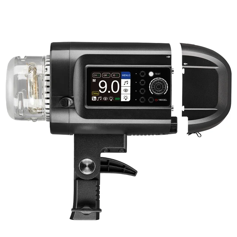 

Jinbei Hd400 Pro Professional Speedlight Ttl Camera Flash Light Battery For Outdoor Photography