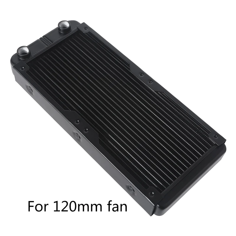 240mm 18 Tube Computer Water Cooling Radiator G1/4 Female Thread Heat Dissipation for Computer PC CPU Water Cool System